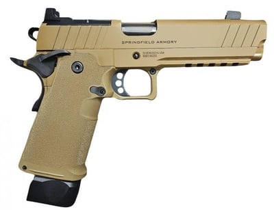 Springfield Armory 1911 DS Prodigy Comp AOS FDE 9mm 5" 20 Rd - $1284.95 