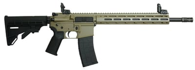 Tippmann Arms M4-22 Elite .22 LR, 16" Barrel, Flat Dark Earth, Flip Up Sights, 25rd - $610.99 (Add To Cart)