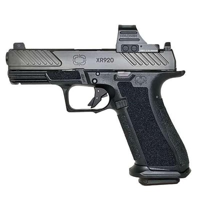 SHADOW SYSTEMS XR920 Combat 9mm 4" 17rd Pistol w/ Night Sights & Holosun 507C Red Dot Black - $799.99 