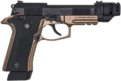 Beretta 80X Cheetah Tactical Urban Bronze .380 ACP 4.4" Barrel 15-Rounds w/ Comp - $999