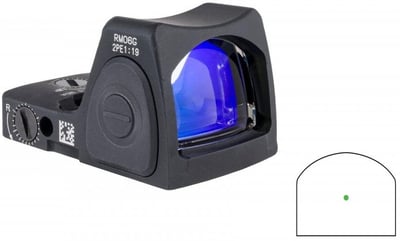 Trijicon, RMR Type 2, 3.25 MOA Green Dot, Adjustable LED, Matte Black Finish. RM06-C-700800 - $478.95 