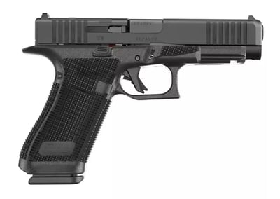GLOCK 17 Gen 6 Striker Fired Polymer Frame Pistol, Full Size, 9mm, 4.49" Barrel, DLC Finish, Fixed Sights, Optics Ready System, 17 Rounds, 3 Magazines - $620