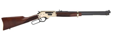 Henry Side Gate Lever 30-30 Win 5+1 20" American Walnut Polished Brass Right Hand - $859.34