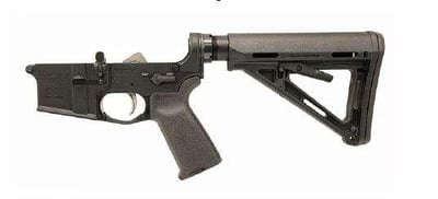 DPMS AR-15 MOE COMPLETE LOWER WITH PANTHER POLISHED TRIGGER MOE STOCK AND GRIP - $146.86 (Add To Cart)