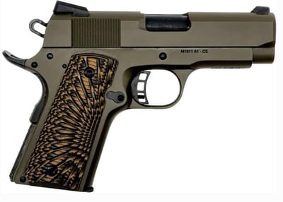 Rock Island Armory M1911-A1 Rock Officer Patriot Brown .45 ACP 3.5" Barrel 6 Rounds - $449