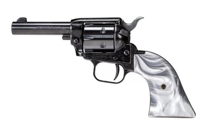 Heritage Barkeep .22 LR Single Action 3" Barrel 6 Rounds Fixed Sights Alloy Frame Gray Pearl Grips Black Finish - $109.97