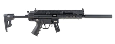 GSG GERGGSG1622ML GSG-16 Semi-Auto 22 LR 16.25" 22+1 Black Collapsible Stock - $321.99