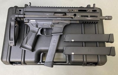 Grand Power Stribog SP9A3G Glock Lower 8" Barrel 3x 33rd mags 9mm + PDW Collapsible Brace - $1075 