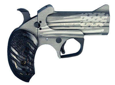 Bond Arms Old Glory Handgun .45/410 2Rd Capacity 3.5" Barrel Black Flag - $590.99