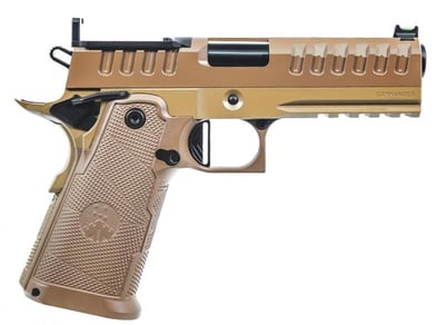 Watchtower Firearms Apache Commander Frame 9mm 17 Rd 4.25" Flat Dark Earth PVD - $3299.95 (Add to Cart for Best Price)
