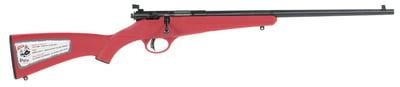 SAVAGE ARMS 13795 RASCAL 22LR YTH RED - $147.99 ($9.99 S/H on Firearms / $12.99 Flat Rate S/H on ammo)