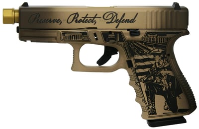 Glock Constitution Model G19 Gen 3 Engraved 9mm 4.6" Barrel 15-Rounds - $599.99 