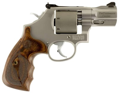 Smith & Wesson 10227 986 Performance Center 9mm Luger 2.50" 7 Round Stainless Steel Wood Grip - $1129.99 