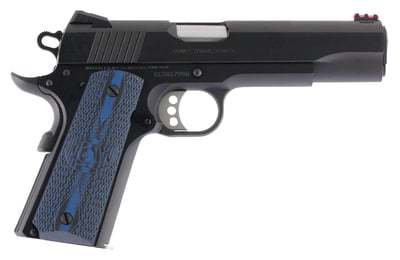 Colt Mfg 1911 Competition 70 Series 45 ACP 5" 8+1 Blued Carbon Steel Blue G10 w/Logo Grip - $777.98 (Add To Cart) 