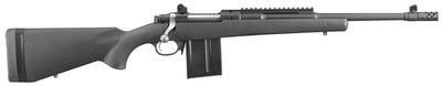 Ruger Gunsite Scout 308 Win,7.62 NATO 16.10" 10+1 Matte Black Fixed w/Aluminum Bedding Stock - $900.68 