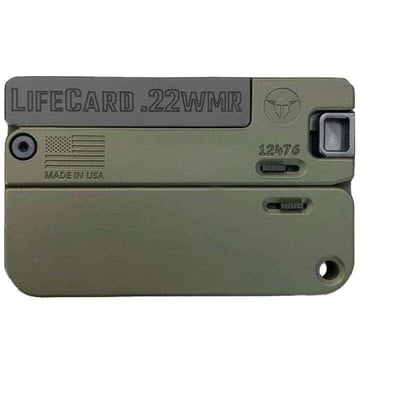 Trailblazer Firearms Lifecard Bazooka Green .22 LR 2.5" Barrel 1-Round Polymer - $279.99 