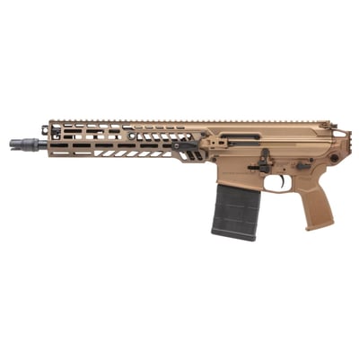 Sig Sauer MCX Spear Pistol, 7.62 NATO/.308 Win, 13" Barrel, Coyote Tan, 20Rd - $4099.99
