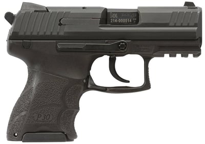 Heckler and Koch P30SK V3 Black 9mm 3.27-inch 10Rds w/ Night Sights - $600 (Add To Cart) 