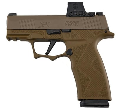 Shark Coast Customs P365X Komodo, 9mm, FDE, Includes Romeo-X Compact, 17Rd - $799.99 