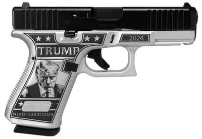Glock 43X 9mm Black FXD USA-Trump 2024 Mug Shot - $579.99