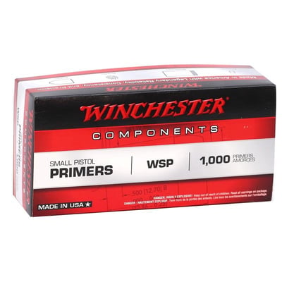 Winchester Small Pistol Primers 1000 Count - $64.99 