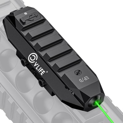35% off CVLIFE Laser Sight for Rifle, Low Profile Rechargeable Picatinny Rifle Laser Sight with Strobe Mode w/code LVQPRE3U - $18.84 + FREE Shipping