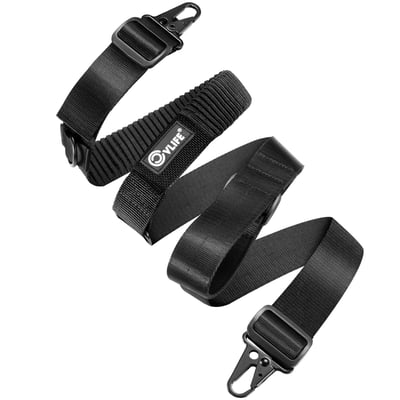 CVLIFE Two Point Rifle Sling with Quickly Adjustable Loop with Elastic Design, Removable Metal Hooks - $10 w/code "BC89QKLA" + FREE Shipping