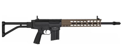 Brigade Manufacturing Makasi 5.56x45mm FAL-AR15 Hybrid Semi-Automatic Rifle, 16" Barrel, 12" M-LOK Rail, FDE Cerakote - M561162N - $1299 