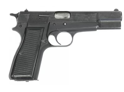 FN Herstal Belgian Browning Hi-Power Semi-Automatic 9mm Pistol - Black - 13 Round Magazine - Used - NRA Surplus Fair Condition - $679.99 