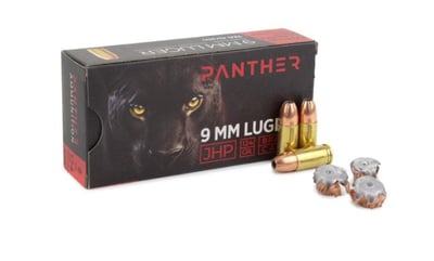 Panther Ammo 9mm 124 Gr JHP - $14.91 after Code: SPRING5