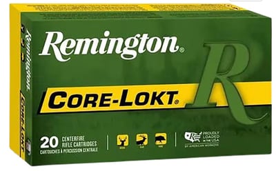 Remington Core-Lokt 32 Winchester Special Ammo 170 Grain Jacketed Soft Point Box of 20 - $37.78 (Free Shipping on $100+ Orders)