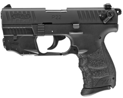 Walther P22Q 22 LR 3.4″ Barrel 10rd w/ Weapon Laser Black - $323.97 