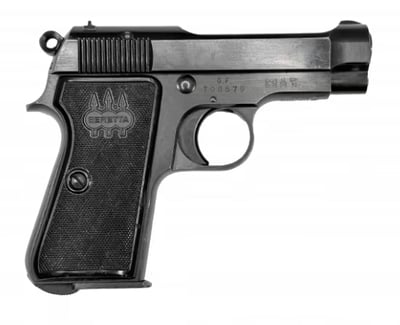 Beretta Model 1934-1 Used, Semi-Auto, .380 ACP, 7+1 Capacity, 3.5" Barrel, Manual Safety - Surplus Good Condition - $275 