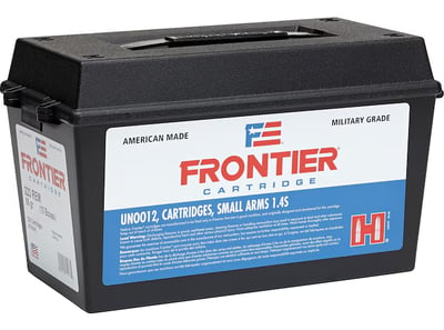 Backorder - Frontier Cartridge Military Grade 223 Remington Ammo 55 Grain Full Metal Jacket 200 Rounds - $98.99 + Free Shipping (Free Shipping on $100+ Orders)