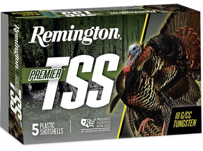 Remington Premier TSS Turkey 20 Gauge Tungsten Ammo 5 Rounds - $28.67 (Free Shipping on $100+ Orders)