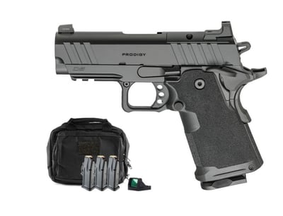 Springfield Armory Prodigy Compact 9mm 3.5" 15rd AOS Package - Black - $1363.43 (FREE Shipping on Firearms)