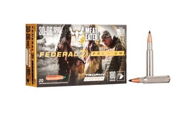 Federal Premium VITAL-SHOK .30-06 Springfield 180 Grain Trophy Copper Centerfire Rifle Ammunition 20 Rnd - $24.49 (Free S/H over $49 + Get 2% back from your order in OP Bucks)