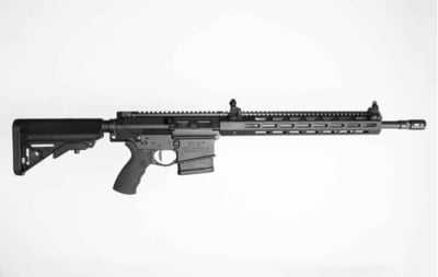Troy Long Range Rifle TLR11 RIA 308 Win 18IN BBL SOCC 15IN Hollow Point Rail Black W/Offset Sights - 18" Barrel - $2089.21