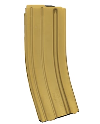 Duramag AR-15 .223, 5.56mm, .300BLK 30-Round Aluminum Magazine Gold - $11.99 