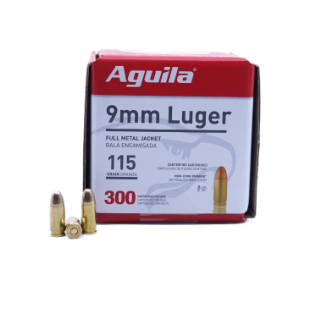 Aguila - 9mm - 115 Grain - FMJ - Bulk Pack - $90 