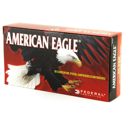 Federal American Eagle Ammo 40 S&W 180gr FMJ 50 Round Box - $39.99