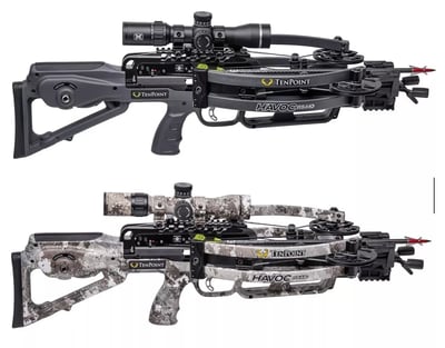 TenPoint Havoc RS440 440 FPS ACUslide Crossbow Package with EVO-X Elite Scope Graphite/Camo - $1999.99/$2099.99 w/code "TENPOINT500" (Free 2-day S/H)