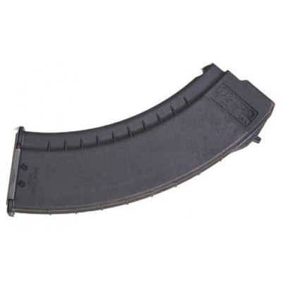 Tapco AK-47 7.62x39mm Smooth Side Low Drag Intrafuse 30Rd Black Magazine (MAG0632 BLACK) - $13.99