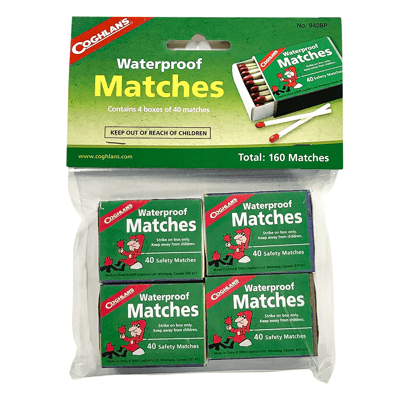 Waterproof Matches (4-pack) - $2.45 (Free S/H over $99)