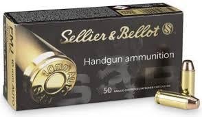 Sellier & Bellot 10A Handgun 10mm 180 GR Full Metal Jacket 50 rounds per box - $27