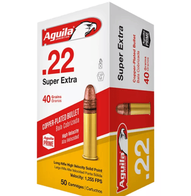 Aguila High Velocity .22 LR 40-Gr CP-SP 50 Rnds - $3.99 (Free Shipping over $50)