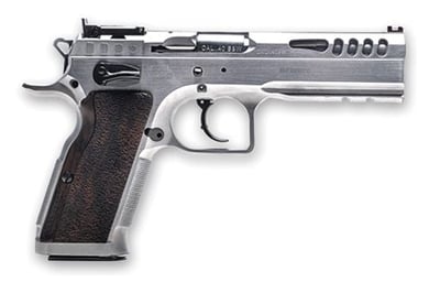 Italian Firearms Group Defiant Stock Master Large 9mm 4.75" 17rd Pistol, Chrome Hard - $1086.99 