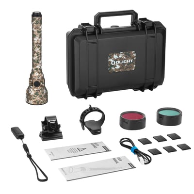 OLIGHT Javelot Turbo 2 1800 Lumen Rechargeable Tactical Flashlight with Long-Range 4921ft Throw, Dual-Switch LED Hunting Light with Wireless Remote 8M Control, Battery Pack & USB C Cable, OD Green - $146.99 w/code "GDJT230" (Free S/H over $49)
