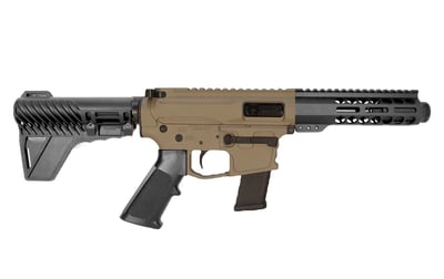 P2A PATRIOT 5" 45 ACP 1/16 Pistol Caliber Melonite M-LOK Pistol - FDE/BLK - $599.99 after 20% off 