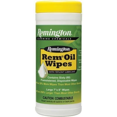 Remington Oil Wipes, 60-Count - $8.02